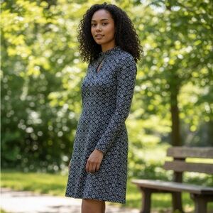 MM MM MM Long Sleeve Flowy Dress